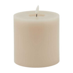 Hill Interiors Luxe Collection Melting Electric Candle Taupe/bale Taupe (15Cm X 8Cm X 8Cm)