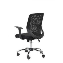Heavy Duty Mesh Back Operators Chair Black Mesh Office Chair - thumbnail 4