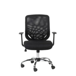 Heavy Duty Mesh Back Operators Chair Black Mesh Office Chair - thumbnail 3