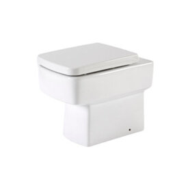Homestylestore 600mm Light Oak Bathroom Wc Unit Led Lit Shelf Toilet And Black Flush Button - thumbnail 3