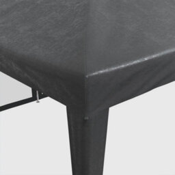Walplus Party Tent Garden Gazebo Canopy With 12 Mesh Sidewalls Anthracite 8X4 M Hdpe - thumbnail 7