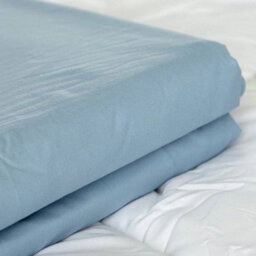 Just So Home Microfibre Bed Sheet Set Soft Touch Bedding (Blue, King) - thumbnail 1