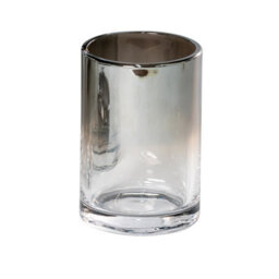 Showerdrape Ombre Smoked Glass Tumbler/toothbrush Holder - thumbnail 1