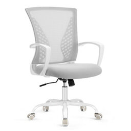 Songmics Office Chair, Ergonomic Mesh Computer Desk Chair With Height Adjustment, Tilt Function, Swivel, 120 Kg Capacity - thumbnail 2