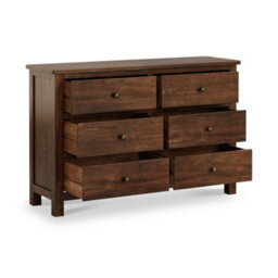 Duchy Acacia 6 Drawer Chest Fully Assembled - By Roseland Furniture - thumbnail 6