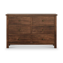 Duchy Acacia 6 Drawer Chest Fully Assembled - By Roseland Furniture - thumbnail 4