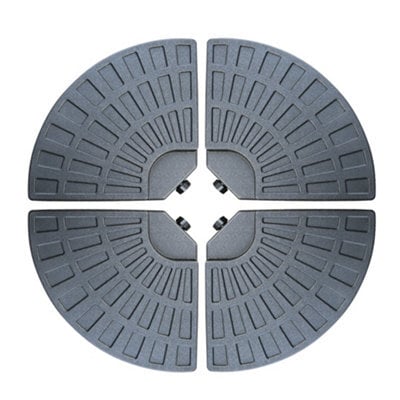 Rinse Bathrooms 4 Pieces Parasol Base Weights Water Or Sand Fill Base For Banana Cantilever Umbrella - image 1