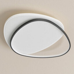 Led Ceiling Light Black And White Flush Mount Fixture Cool White 46Cm