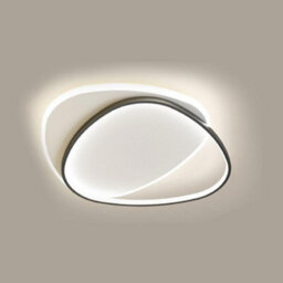 Led Ceiling Light Black And White Flush Mount Fixture Cool White 46Cm - thumbnail 4