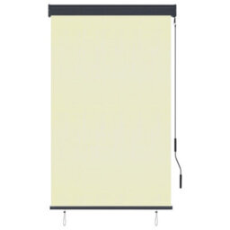 Walplus Cream Outdoor Roller Blind 100X250 Cm - Patio Balcony Shade - thumbnail 2