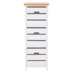 Orsina Stylish 3 Drawer Chest, Modern Chest Of Drawers For Livingroom, Sleek Minimalist Storage Chest For Lounge - thumbnail 1