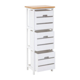 Orsina Stylish 3 Drawer Chest, Modern Chest Of Drawers For Livingroom, Sleek Minimalist Storage Chest For Lounge - thumbnail 5