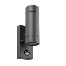 Luminosa Lighting Luminosa Palin Outdoor Up Down Wall Light Anthracite With Pir Sensor, Ip44 - thumbnail 5