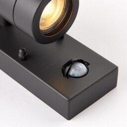 Luminosa Lighting Luminosa Palin Outdoor Up Down Wall Light Anthracite With Pir Sensor, Ip44 - thumbnail 3