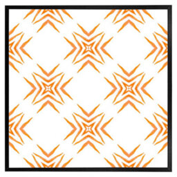 "Andrew Lee Orange Ravishing Boho Chic (Picutre Frame) / 24X24"" / Oak" - thumbnail 5