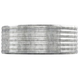 Berkfield Durable Garden Planter Powder-Coated Steel 544X100X36 Cm Silver - thumbnail 4