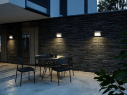 Nordlux Pontio Outdoor Aluminium Wall Light Weatherproof Sand,mains