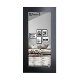 "AK Frames 10X5"" Black Poster Frame - Modern Picture Frame For Wall Art, Prints And Photos - Durable And Stylish Display Frame" - thumbnail 1