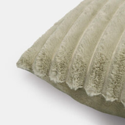 OHS 4 Pack Faux Fur Thick Rib Cushion Covers, Sage - 45 X 45Cm - thumbnail 7