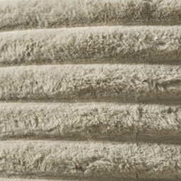 OHS 4 Pack Faux Fur Thick Rib Cushion Covers, Sage - 45 X 45Cm - thumbnail 5