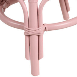 Beliani Kids Chair Kalivia Rattan Pink - thumbnail 8