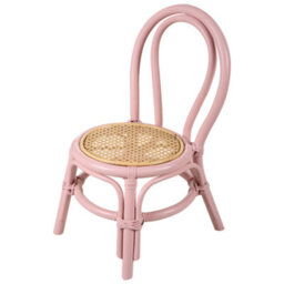 Beliani Kids Chair Kalivia Rattan Pink - thumbnail 7