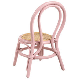 Beliani Kids Chair Kalivia Rattan Pink - thumbnail 6
