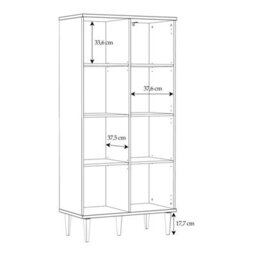Wyld Haus Mallowmoss Rattan And Wood 2-Door Tall Display Cabinet Natural - thumbnail 9