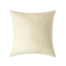 Homescapes Pastel Yellow Continental Egyptian Cotton Pillowcase 330 Tc, 80 X 80 Cm