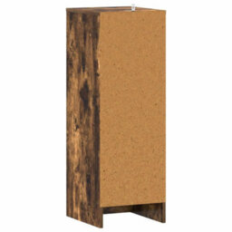 Berkfield Premium Shoe Cabinet Smoked Oak 32X35X92 Cm Engineered Wood - thumbnail 7