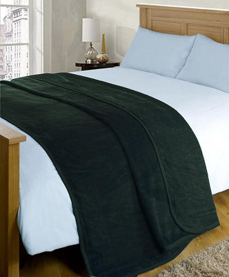 Casabella Deluxe Soft Faux Fur Mink Fleece Throw Blanket - image 1