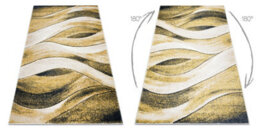 RugsX Carpet Fusion 1617 Yellow Cream - Waves, Modern, Abstract 240X330 Cm - thumbnail 3
