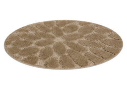 RugsX Bathroom Rug Supreme Circle Stones, Non-Slip, Soft - Beige Circle 50 Cm - thumbnail 2