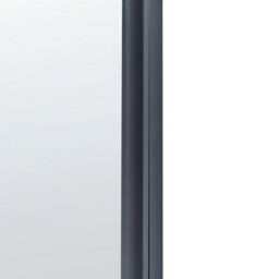 Beliani Wall Mirror Jarnages 45 Cm 145 Cm Metal Black - thumbnail 5