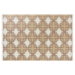 Beliani Rug Konurtay Beige 200 X 300 Cm Jute - thumbnail 1