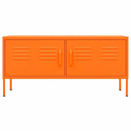 Vidaxl Tv Cabinet Orange 105X35X50 Cm Steel - thumbnail 3