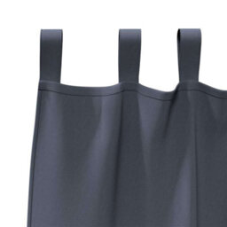 Berkfield Curtains With Curtains 2 Pcs Anthracite Polyester - thumbnail 4