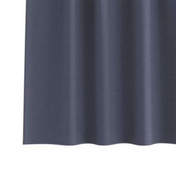 Berkfield Curtains With Curtains 2 Pcs Anthracite Polyester - thumbnail 5