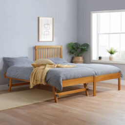 Buxton Pine Wooden Guest Bed Frame - 3Ft Single