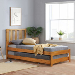 Buxton Pine Wooden Guest Bed Frame - 3Ft Single - thumbnail 2