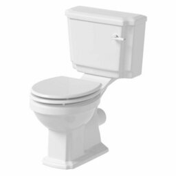 Affine Traditional Bathroom Cloakroom Suite Close Coupled Toilet Wc Blue Vanity Unit - thumbnail 4