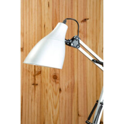 Orsina Silver Desk Lamp, Adjustable Arm And Head With Sleek Metal Frame, Matte Finish Offers Clean - thumbnail 3