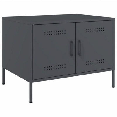 Berkfield Coffee Table Anthracite 68X50X50.5 Cm Steel - image 1