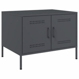 Berkfield Coffee Table Anthracite 68X50X50.5 Cm Steel - thumbnail 1