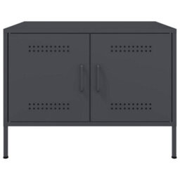Berkfield Coffee Table Anthracite 68X50X50.5 Cm Steel - thumbnail 5