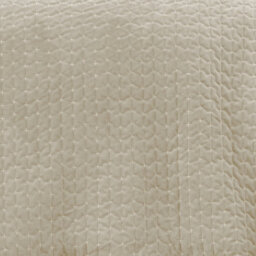 Bianca Fine Linens Attica Velvet Embroidered 240X260Cm Bedspread Natural - thumbnail 2