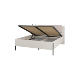Arte Cashmere Eu King Ottoman Bed Frame 160X200Cm - Smart Storage With Upholstered Headboard - thumbnail 2