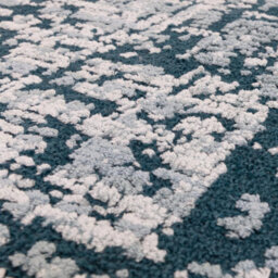 Teal Green Abstract Easy To Clean Modern Bedroom Dining Room And Living Room Rug-200Cm X 290Cm - thumbnail 2