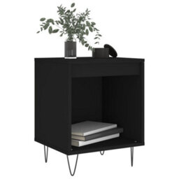 Berkfield Bedside Cabinets 2 Pcs Black 40X35X50 Cm Engineered Wood - thumbnail 3