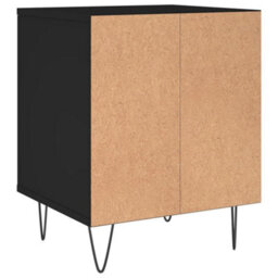 Berkfield Bedside Cabinets 2 Pcs Black 40X35X50 Cm Engineered Wood - thumbnail 7